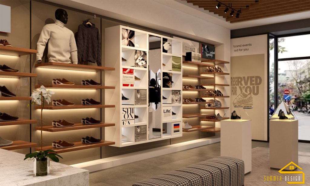 Thiết kế Shop Giày BENTONI
